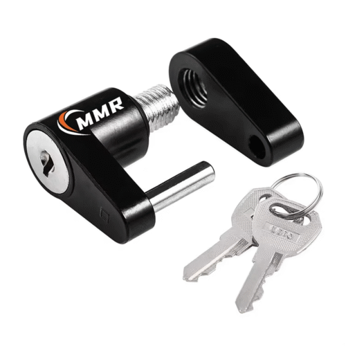 Dia 1/4 Inch Trailer Lock 3/4 Inch Span Black Trailer Hitch Coupler Lock for Tow Boat RV Truck Car's Coupler