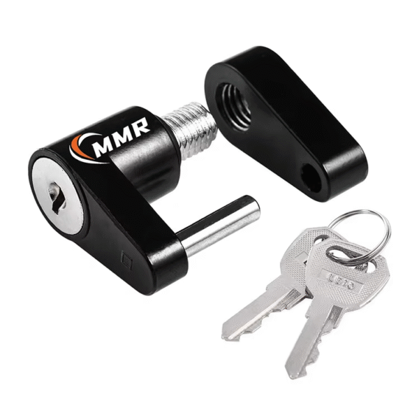 Dia 1/4 Inch Trailer Lock 3/4 Inch Span Black Trailer Hitch Coupler Lock for Tow Boat RV Truck Car's Coupler