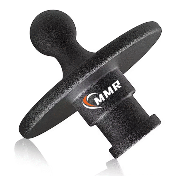 1 LUNSHUO 2-inch Kingpin, 2-5/16 Inch Gooseneck Ball Hitch Adapter Fit for Tractor or Trailer Fifth Wheel (Black)