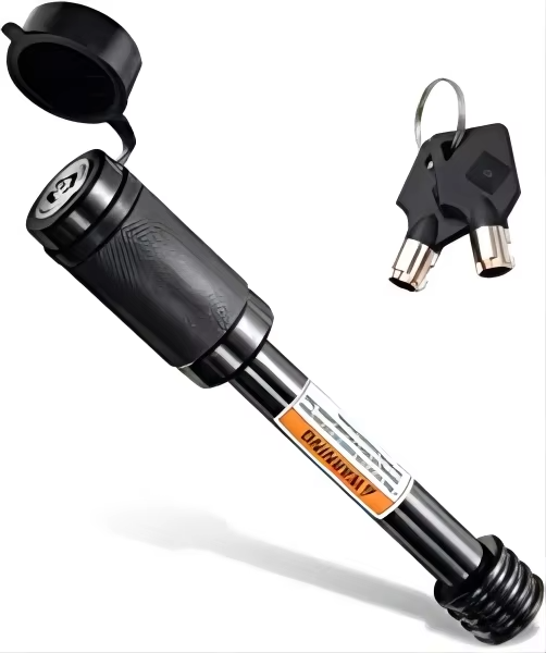 1 Trailer Hitch Pin Lock Hitch Receiver With 5/8" Pin for 2-1/2" Receiver Anti-Theft for Bike Car Truck