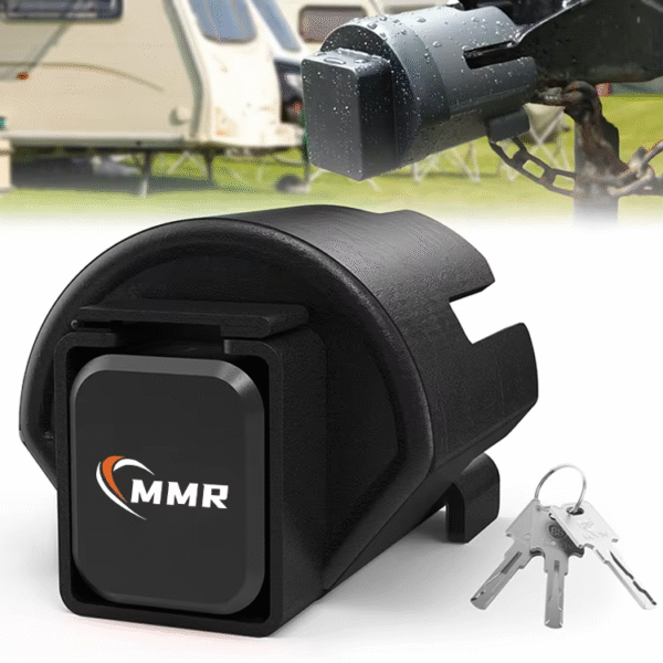 1 Heavy Duty Anti-Theft Hitch Locks Fits 2" and 2-5/16" Inch Steel Trailer Lock Couplers Tongue Locks for RVs Boat