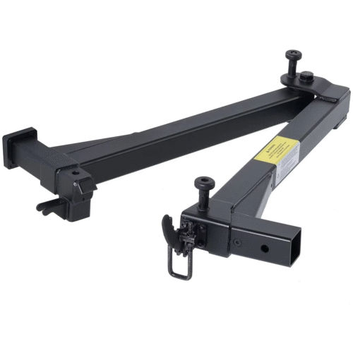 LUNSHUO Ride Swing Rack, With 90-Degree Swing Away Arm, 320 Lbs Heavy Weight Capacity Fits 2-inch Hitch Receiver