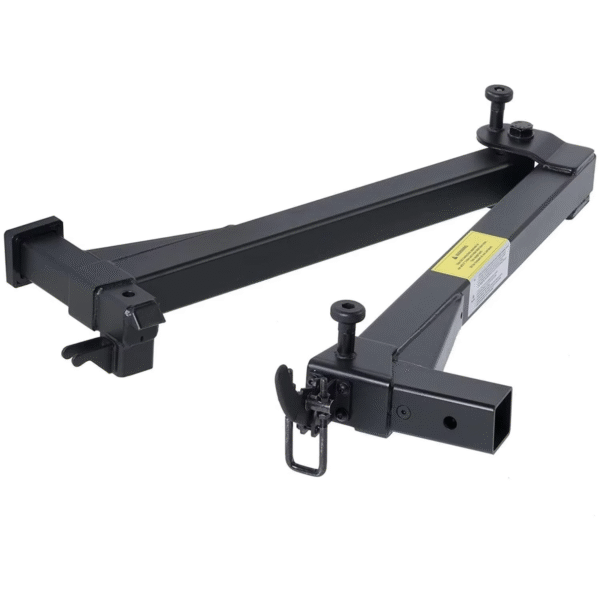 LUNSHUO Ride Swing Rack, With 90-Degree Swing Away Arm, 320 Lbs Heavy Weight Capacity Fits 2-inch Hitch Receiver