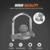 Adjustable Security Heavy-Duty Steel Trailer Hitch Lock Ball Hitch Trailer Hitch Lock Fits 1-7/8 Inch 2 Inch 2-5/16 Inch Coupler