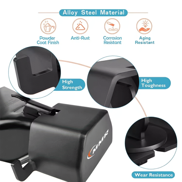 Fits 2 5/16-Inch Couplers Anti Theft Heavy-Duty Steel Trailer Hitch Locks With Keys(Black)