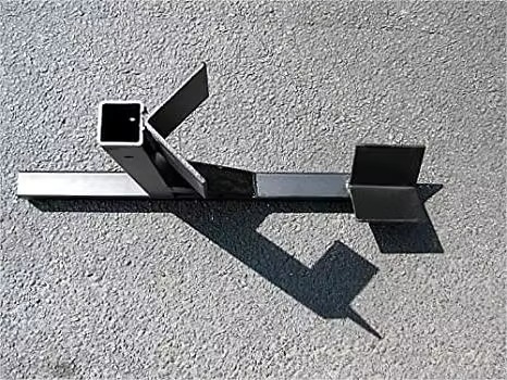 2 Scooter Dirt Bike Trailer Carrier Tow Dolly Hauler Hitch Rack Rear Extender