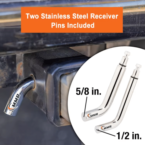 3 High End Weather Resistant 1/2 in and 5/8 in Swivel Head Trailer Coupler Locking Hitch Pin with Keys for Protecting Trailers RVs