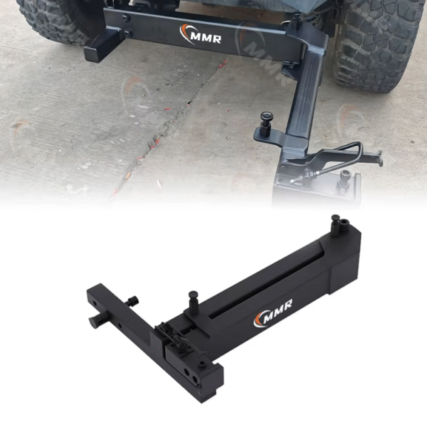 Car Bike Rack Hitch Adapter Fits 2-Inch Receiver 320 Lbs Weight Capacity Bicycle Carrier Hitch Adapter with 90-Degree Swing Arm