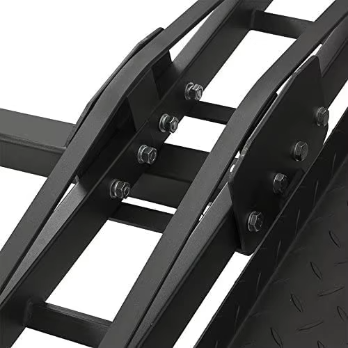 3 Anti-tilt Locking Device 500LBS Steel Motorcycle Scooter Carrier Hauler Hitch Mount Rack
