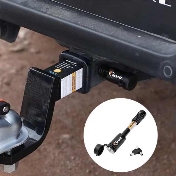 China Supplier Hitch Receiver Lock Fits Class III IV 2" 2-1/2" Long Pin and 8 Anti-Rattle Rubber O-Rings Trailer Hitch Lock