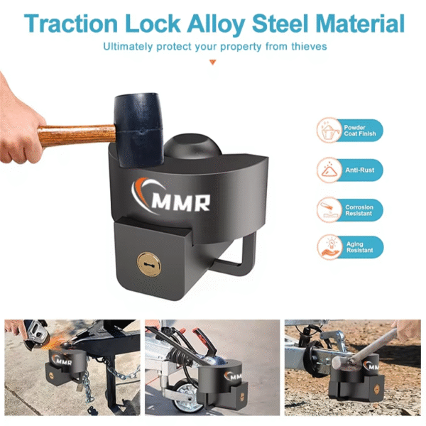 Alloy Steel Trailer Lock Fits 2 5/16 Inch Hot Sale Heavy Duty Universal Trailer Coupler Lock for Maximum Safety and Protection