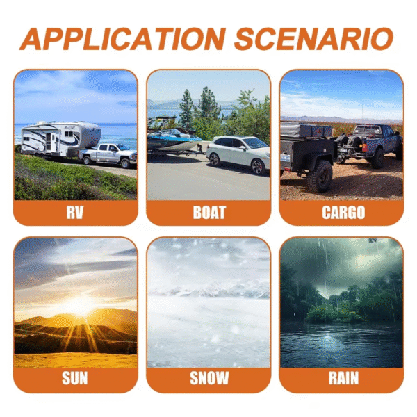 4 Heavy Duty Anti-Theft Trailer Hitch Locks Red Trailer Lock Fits 2" and 2-5/16" Couplers for RV Trailer Boat