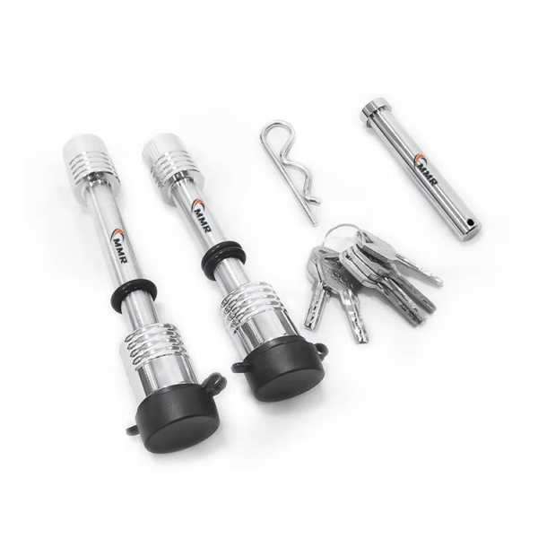 High Standard Tow Hitch Balls 6 Inch Drop Hitch Black Aluminum Trailer Hitch Receiver With 2 and 2-5/16 Inch Steel Tow Balls