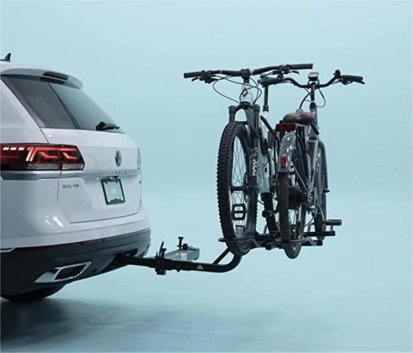 MUMAREN Swing Away Hitch Adapter, 90-Degree Swing Away Arm ,Fits for 2" Hitch for Cars (Black)