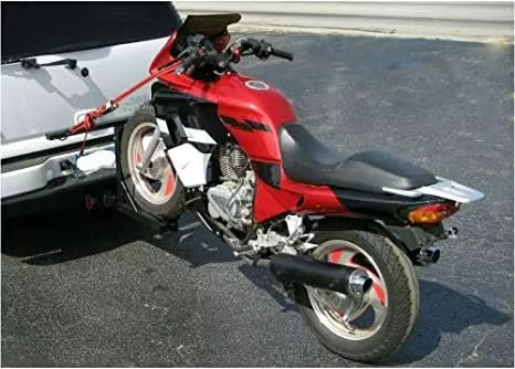 Trailer Hitch Carrier Motorcycle Tow Rack Scooter Dolly Hauler Hitch Bracket