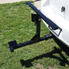 Trailer Carrier Dolly Hauler Hitch Rack Black, Easy to Install, Adapt to Universal Car