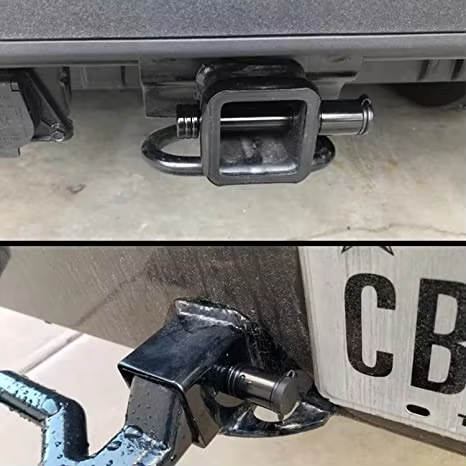 6 Trailer Hitch Pin Lock Hitch Receiver With 5/8" Pin for 2-1/2" Receiver Anti-Theft for Bike Car Truck