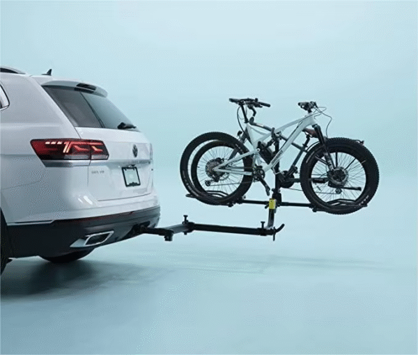 MUMAREN Swing Away Hitch Adapter, 90-Degree Swing Away Arm ,Fits for 2" Hitch for Cars (Black)