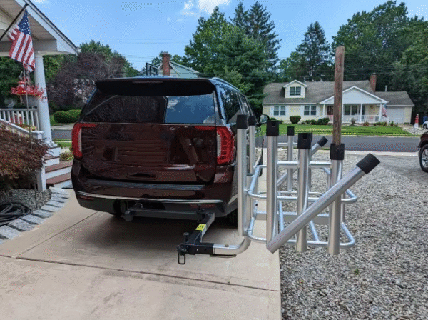 Swing Away Hitch Adapter, Hitch Mounted Bike Racks Extension Accessory for Cars, Trucks, SUVs, and Minivans